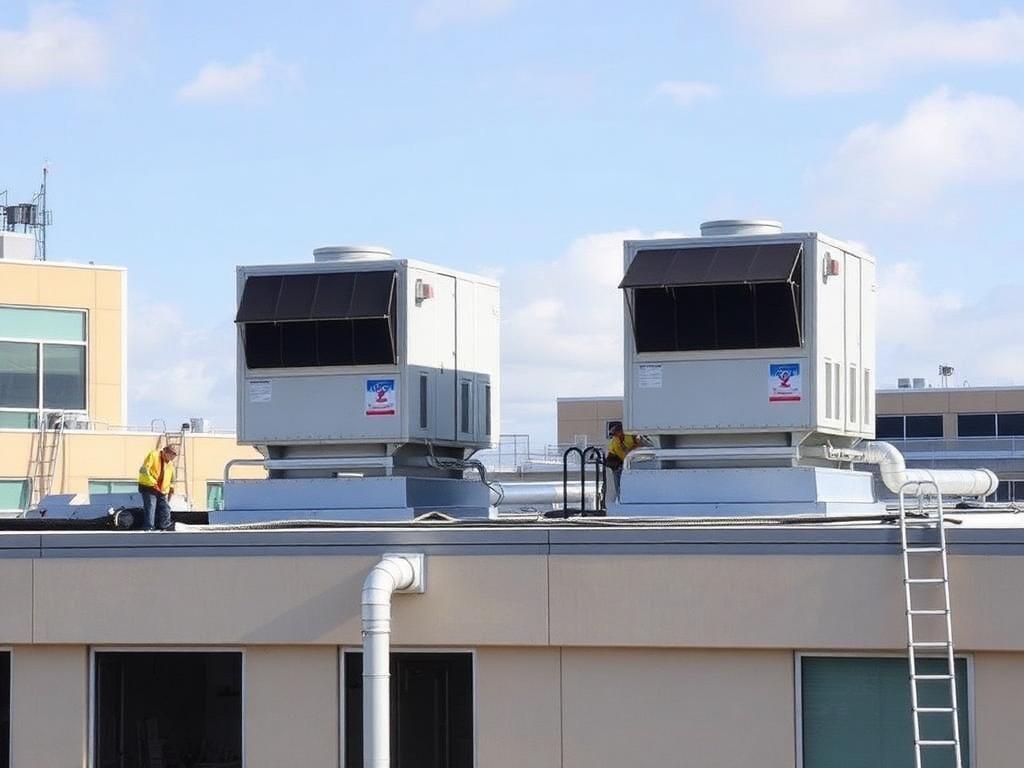 Hospital HVAC Upgrade in Beaumont, TX by True H & H Enterprise